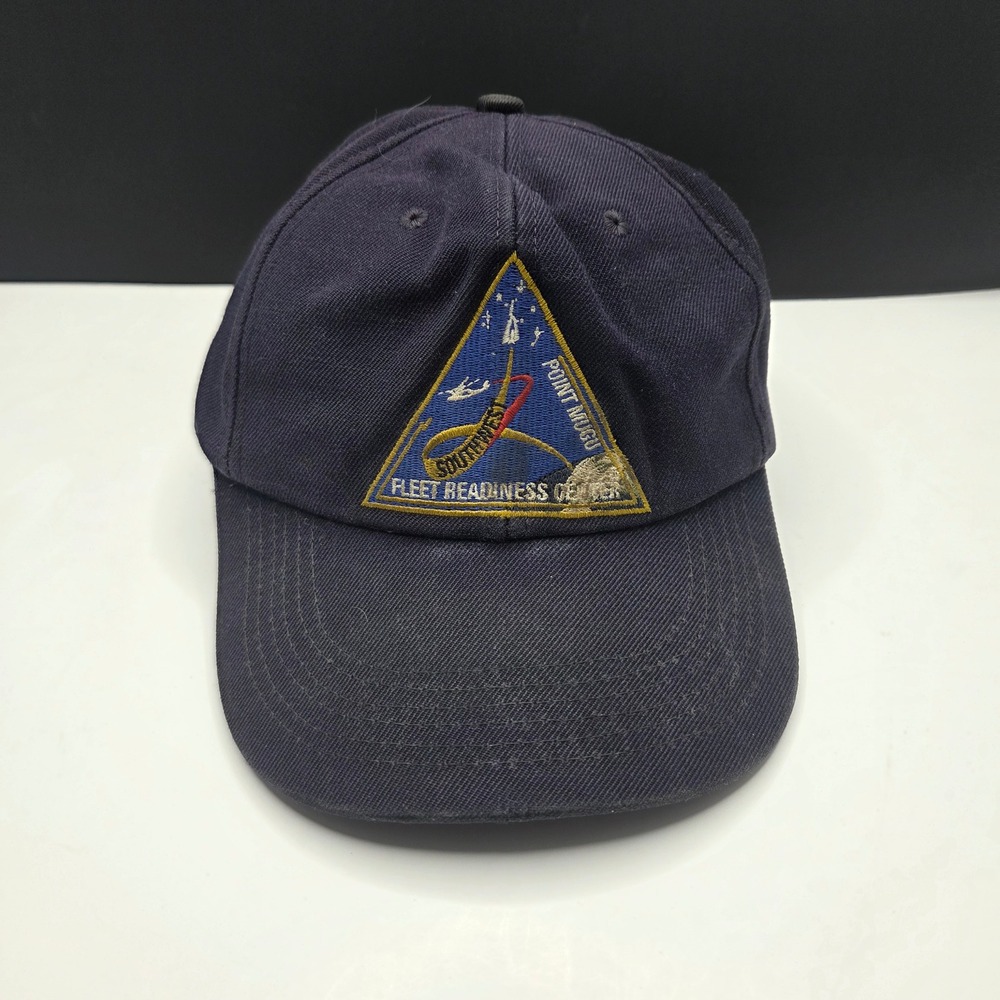 Legend Point Mugu Fleet Readiness Center Hat OSFM Navy Blue Military Patch Cap
